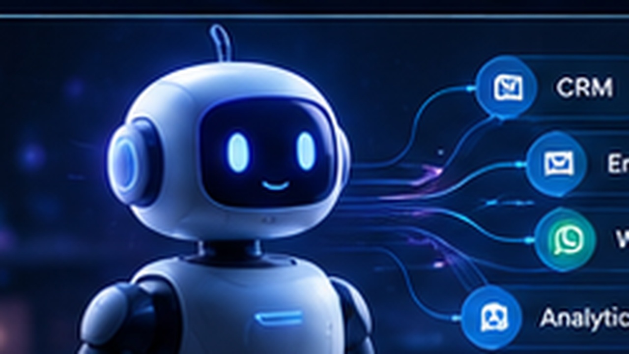 AI automation workflow visual — scene 3